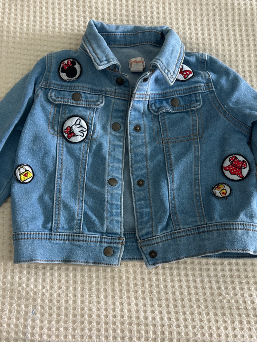 Disney Blue Denim Jacket with Minnie Patches
